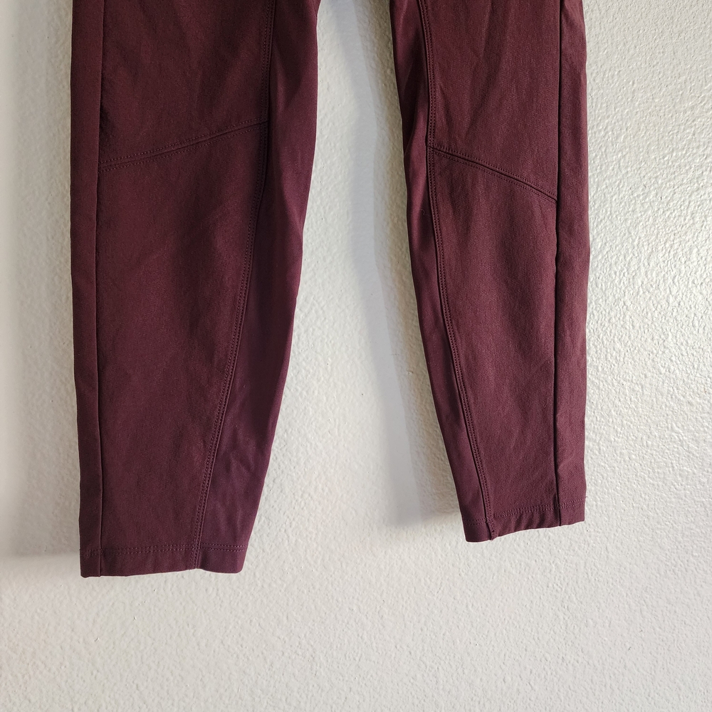 Athleta Maroon Track Pants - Picture 3 of 13